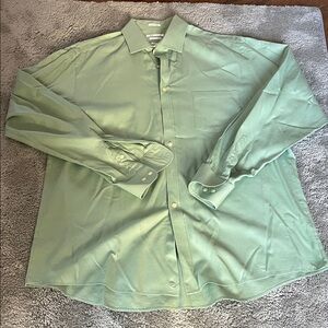 Van Heusen Light Green Dress Shirt